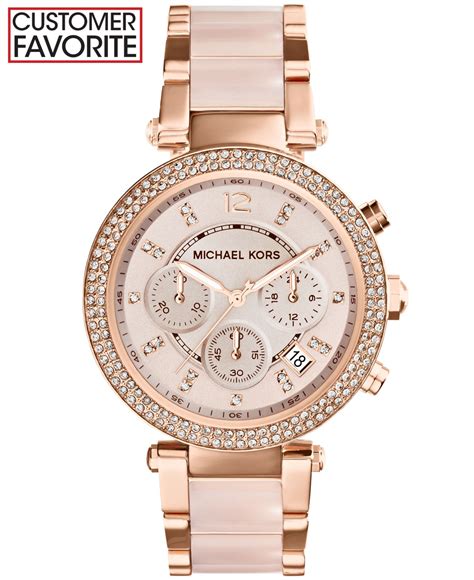 michael kors women's watch mk5865|mk5896 rose gold.